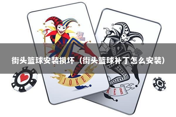 街头篮球安装损坏（街头篮球补丁怎么安装）